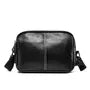 Faux Leather Contrast Stitching Crossbody Bag