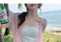 Plain Crop Cardigan