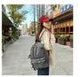 Washed Denim Zip Backpack