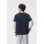 Mock Two-Piece Short-Sleeve Two-Tone T-Shirt