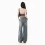 Mid Rise Washed Baggy Jeans (Various Designs)