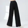 High Waist Plain Dance Wide Leg Pants