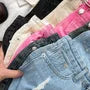 Distressed Wide Leg Denim Romper