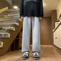 Drawstring Waist Loose Fit Sweatpants