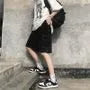 Drawstring-Waist Stitch-Trim Shorts