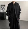 Hooded Open Front Plain Jacket