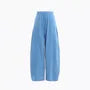 Elastic Waist Plain Baggy Sweatpants