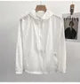 Hooded Zip-Up Plain Light Jacket
