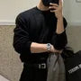Crew Neck Plain Sweater
