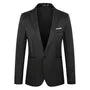 Peak Lapel Two Tone Single Breasted Blazer
