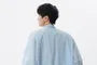 Stand Collar Plain Panel Mesh Zip Windbreaker