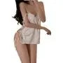 Lace Trim Babydoll / Stockings / Lingerie Set
