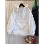 Plain Hooded Windbreaker