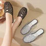 Jelly Cutout Slide Sandals