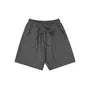 Drawstring Waist Plain Sweatshorts