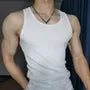 U-Neck Plain Tank Top