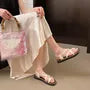 Toe Loop Flat Sandals
