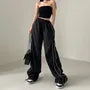 Low Waist Loose-Fit Wide-Leg Sweatpants