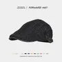 Denim Flat Cap