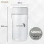 Shaker Bottle White For 500ml