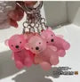 Cute Bear Keychain Velvet Lip Mud - 6 Colors