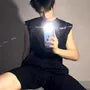 Crewneck Plain Tank top
