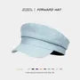 Denim Military Cap