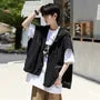 Plain Hooded Zip Vest