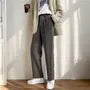 Lightweight Straight-Cut Dress Pants