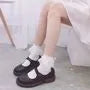 Lace-Trimmed Socks