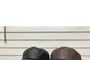 Plain Faux Leather Baseball Cap