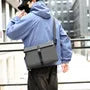 Buckled Fabric Crossbody Bag