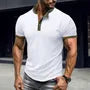 Short-Sleeve Contrast Trim Polo Top