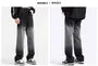 Mid Rise Washed Wide Leg Jeans