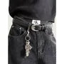 Genuine Leather Belt Black - One Size