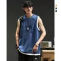 Crew Neck Plain Contrast Trim Tank Top