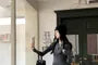 Long Sleeve Crew Neck Plain Henley Bodycon Maxi Dress
