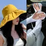 Plain Sun Hat / Sun Protection Arm Sleeves / Set