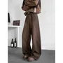 High Waist Washed Wide Leg Jeans