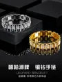 Rhinestone Watch Strap Bracelet