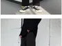 Straight-Leg Loose Dress Pants