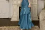 Spaghetti Strap Plain Asymmetrical Ruched Tiered Maxi A-Line Dress