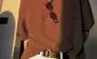 Elbow-Sleeve Plain Polo Shirt