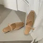 Square Toe Cutout Mary Jane Mules