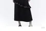 Collared Striped Studded Panel Shirt / Elastic Waist Plain Hook And Eye Ruffle A-Line Skirt / Necktie (Various Designs)