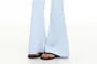 Low Rise Plain Skirt Overlay Flared Pants