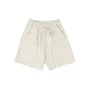 Drawstring Waist Plain Sweatshorts