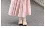 High Rise Plain Maxi A-Line Skirt