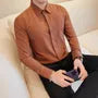 Long-Sleeve Plain Shirt