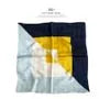 Color Panel Silk Scarf